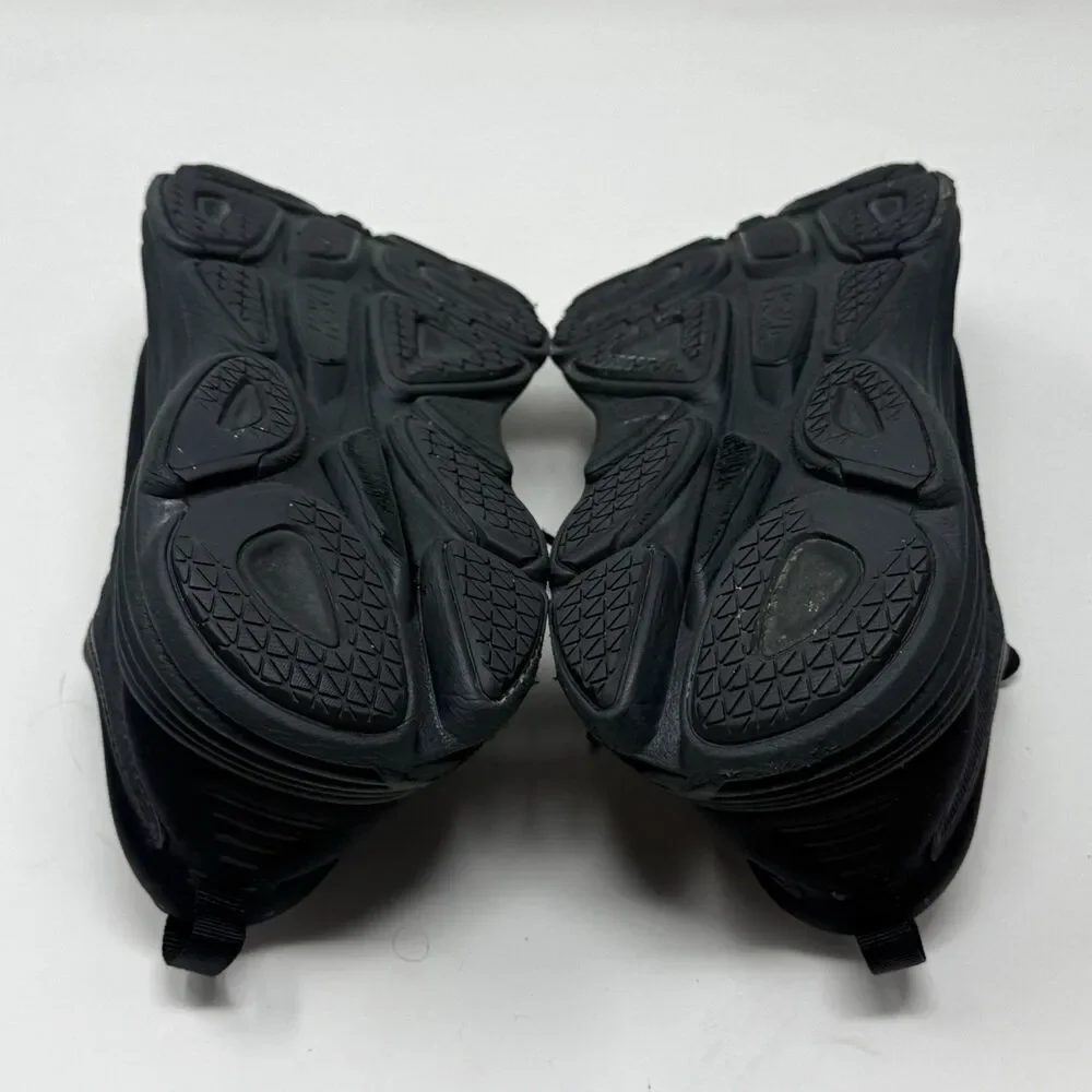 Hoka One One Bondi 8 Womens 8.5 D Wide Triple Black Running Shoes Sneakers